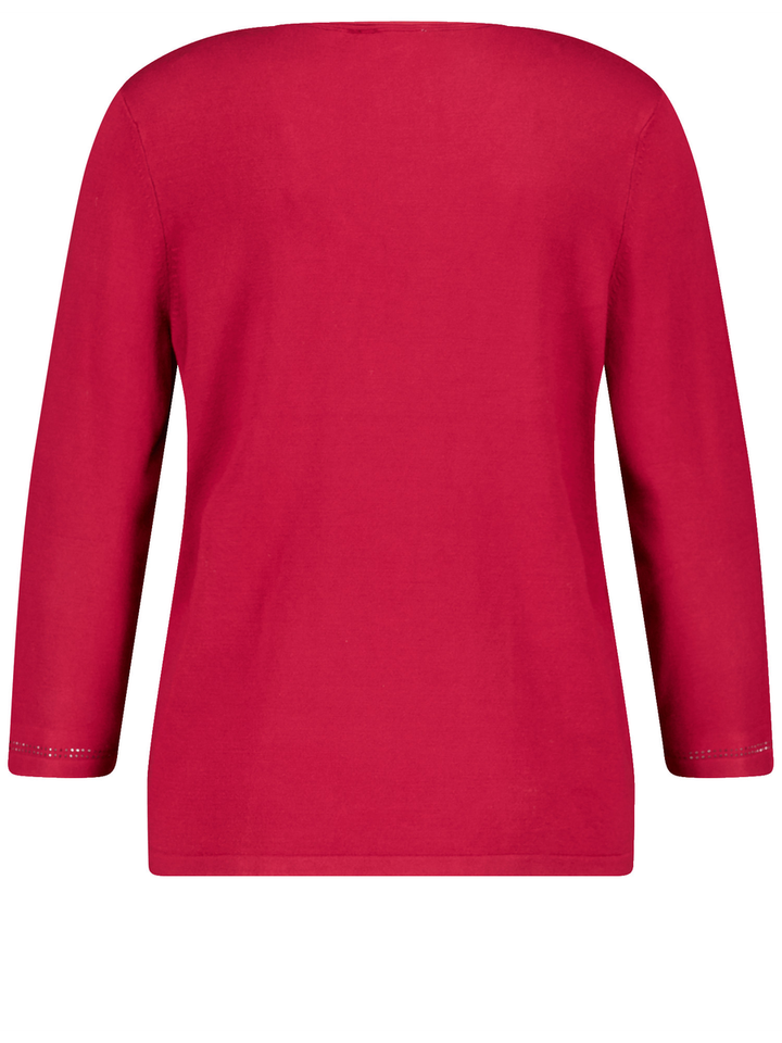 Rode pull met v-hals Gerry Weber 