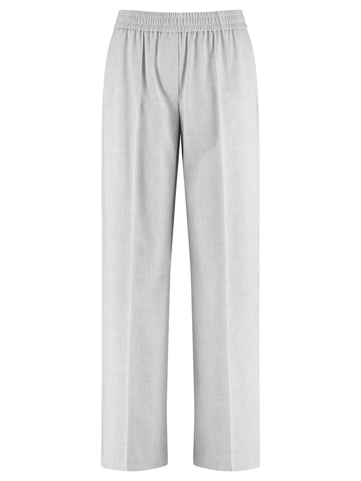 Grijz geklede broek met eklastiek Gerry Weber 