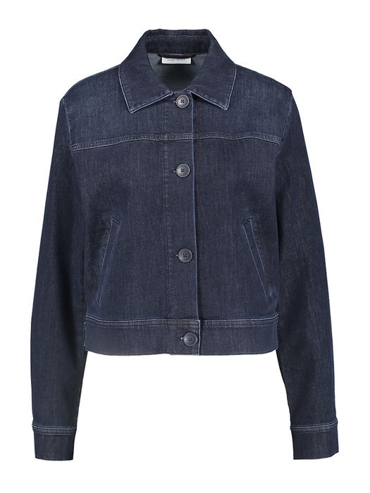 Donkerblauwe jeansjas met knopen Gerry Weber