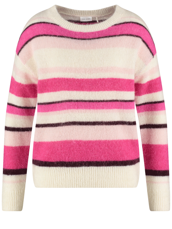 Multicolor gestreepte wollen pull Gerry Weber