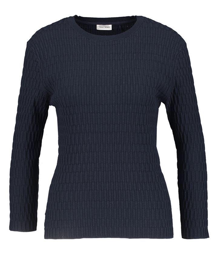 Blauwe pull met motief Gerry Weber 