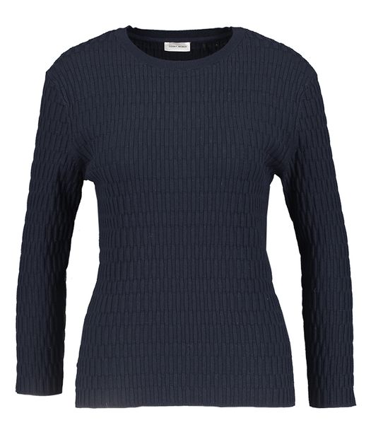 Blauwe pull met motief Gerry Weber