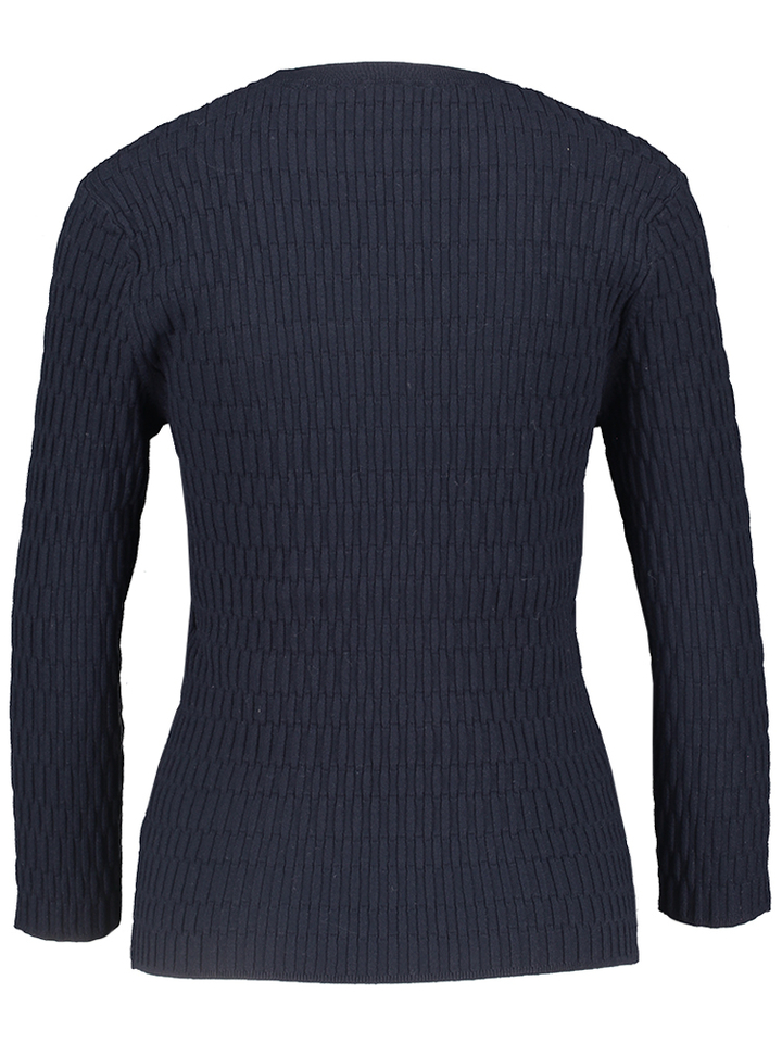 Blauwe pull met motief Gerry Weber 