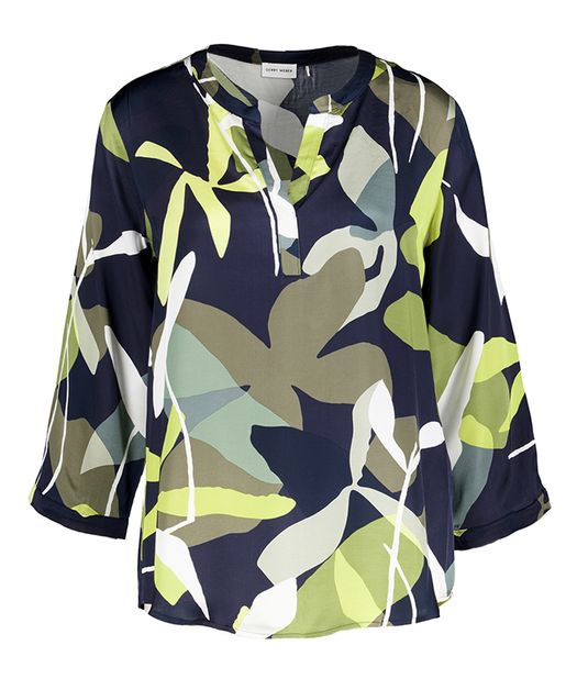Multicolor blouse met V-hals en lange mouwen Gerry Weber