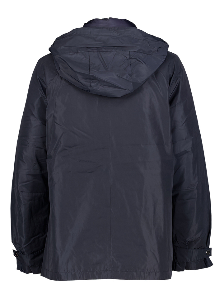 Donkerblauwe jas met kap Gerry Weber