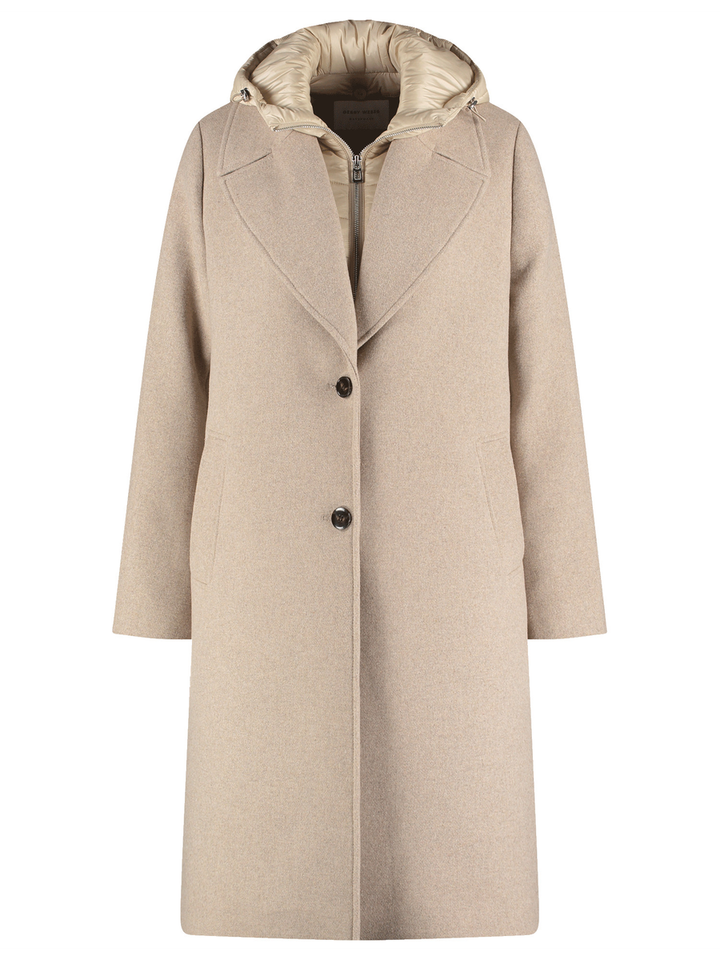 Beige lange mante Dusty Beige Gerry Weber