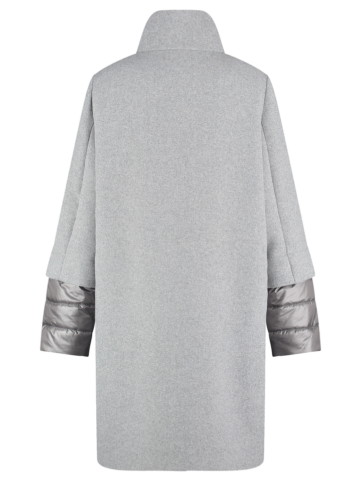 Grijze lange mantel Gerry Weber