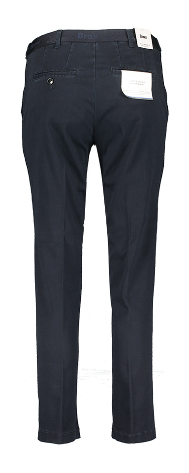 Donkerblauwe chino broek regular fit Brax 