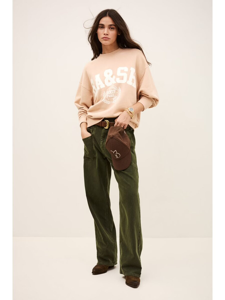 Lichtroze sweater Ba&sh