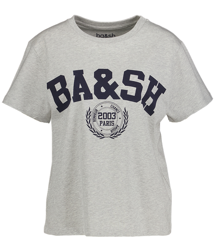 Grijze t-shirt met print Ioni BA&SH