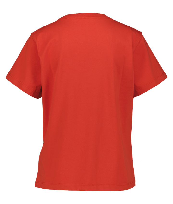 Rode t-shirt met print Ioni BA&SH 