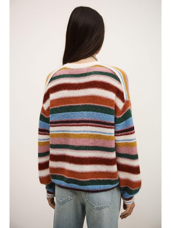 Multi-color gestreepte trui Serena BA&SH