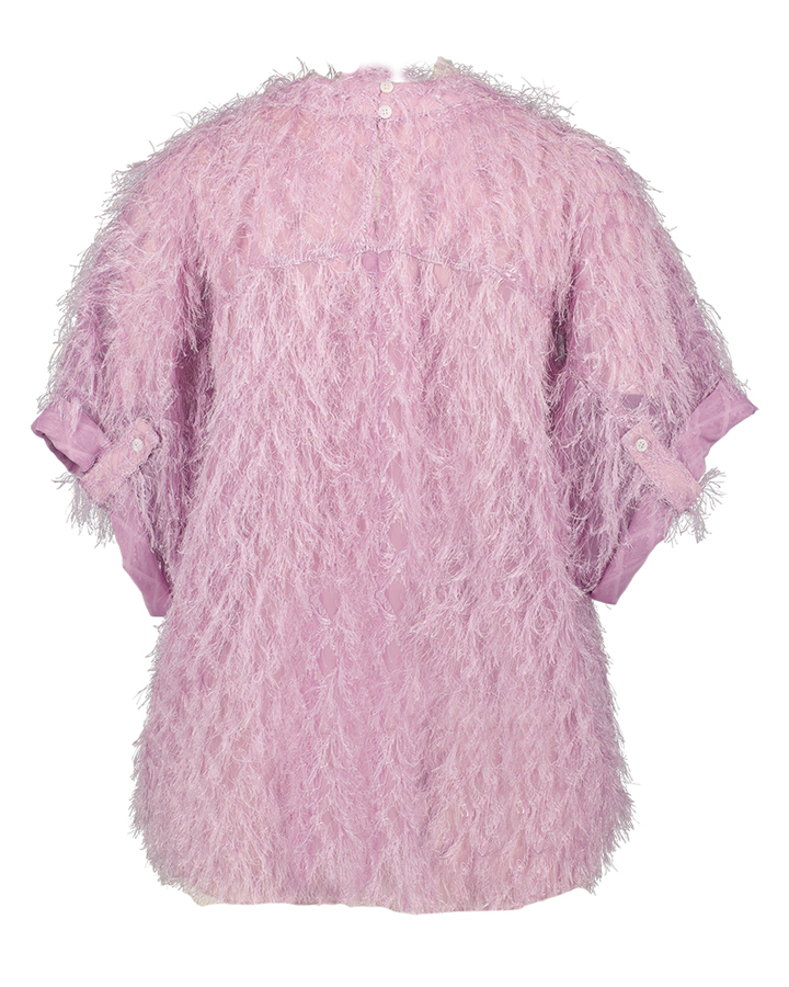 Roze ruffle blouse Tristan Collectors Club
