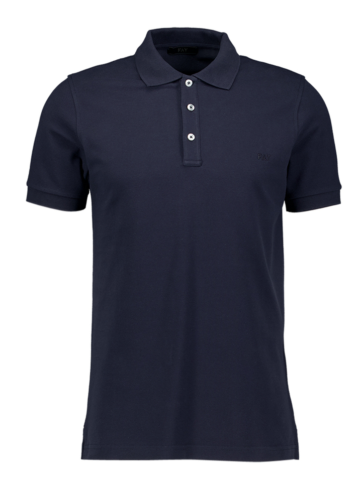 Donkerblauwe polo Fay 