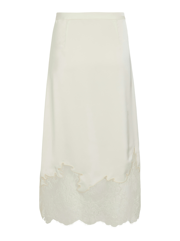 Beige rok met kanten boord  Visabel Vila 