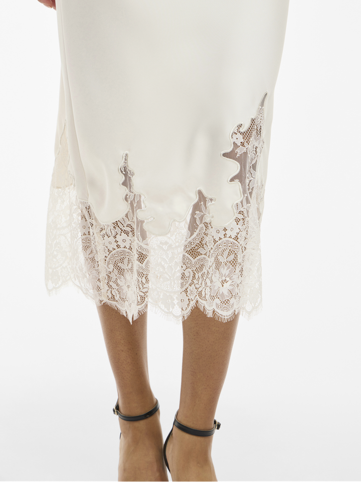 Beige rok met kanten boord  Visabel Vila 