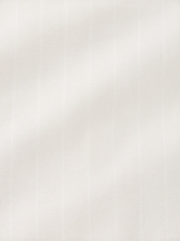 Beige mouwloze gilet met fijne streep Igor Beaumont