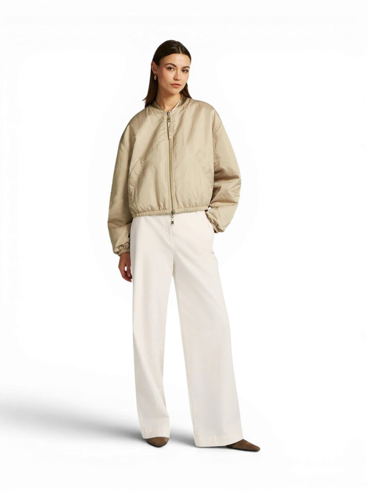 Goudkleurige bomber jas Sammy Beaumont 