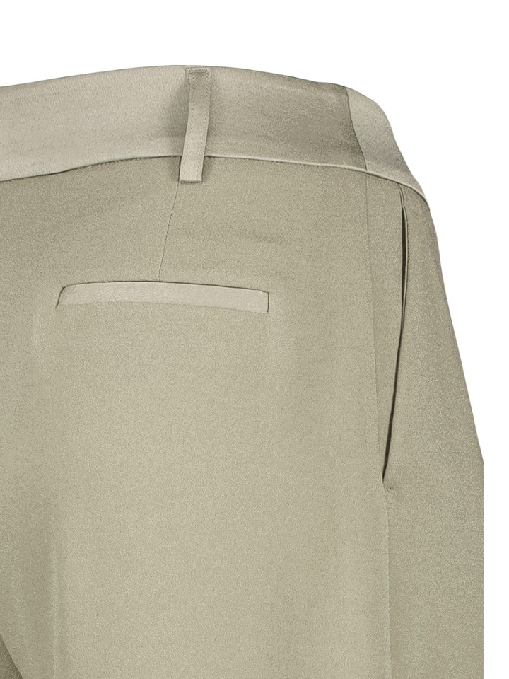 Groene wijde broek met bandplooi Liu Jo