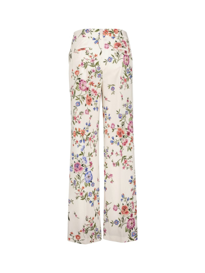 Witte broek met bloemenprint Liu Jo 