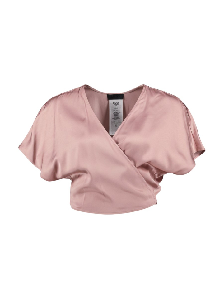 Roze bloes met knoop detail Liu Jo