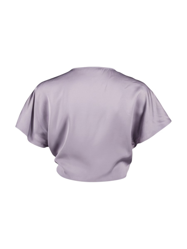 Paarse bloes met knoop detail Liu Jo