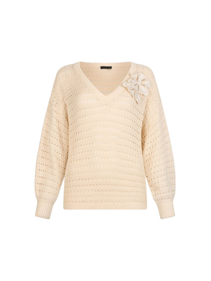Beige gehaakte pull Liu Jo 