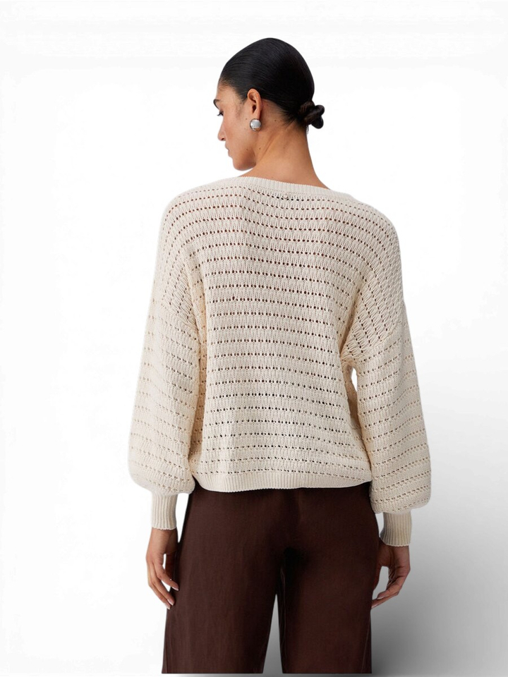 Beige gehaakte pull Liu Jo 