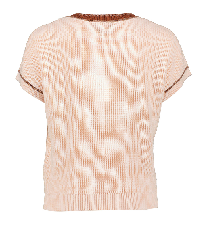 Roze gebreide pull Lien AC