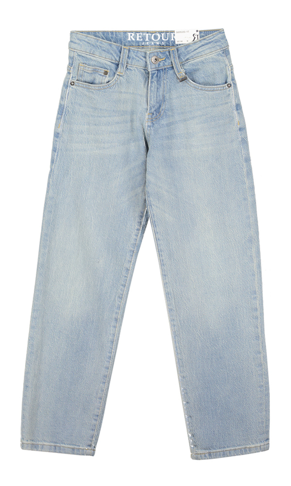 Lichtblauwe straight jeans Manuel Retour