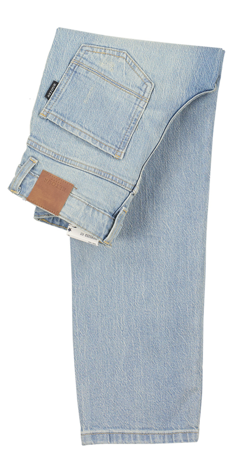 Lichtblauwe straight jeans Manuel Retour