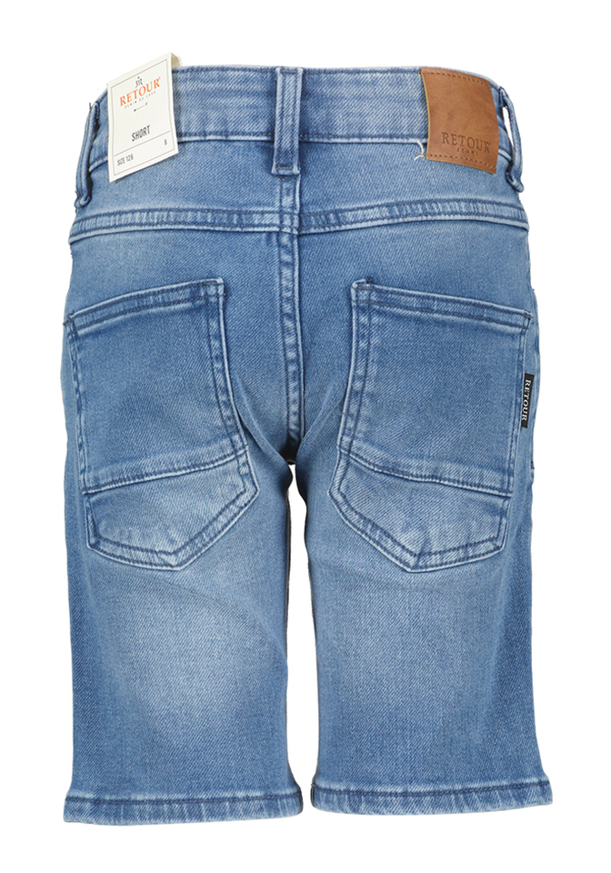 Blauwe jeansshort Loek Retour