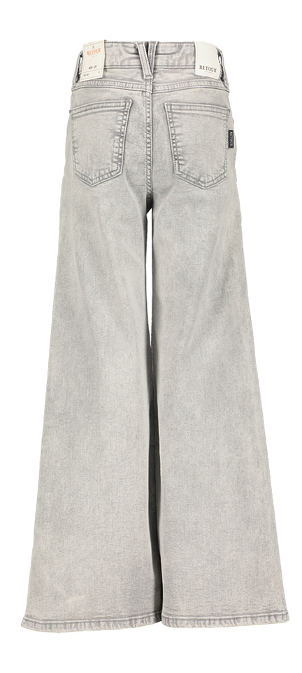 Lichtgrijze straight jeans Celeste Retour