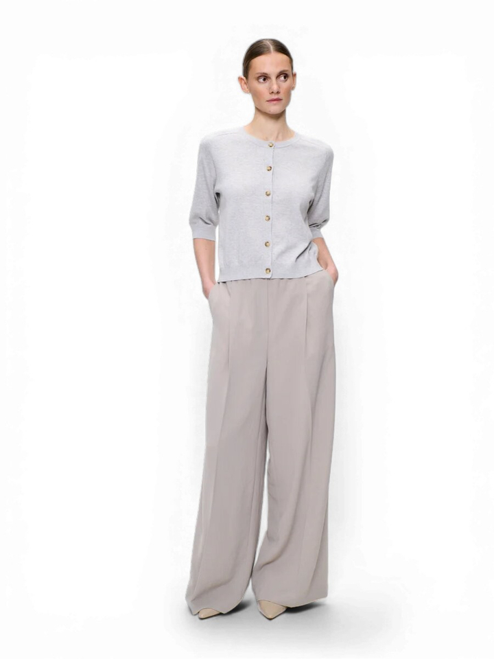 Grijze trui met knoopsluiting Zenggi