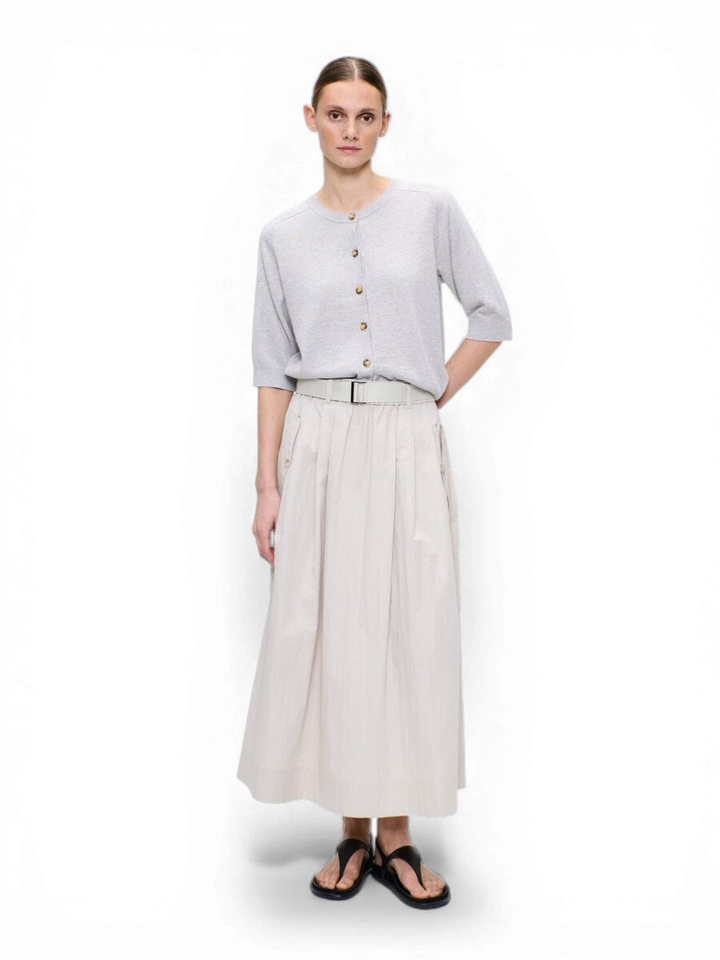 Grijze trui met knoopsluiting Zenggi