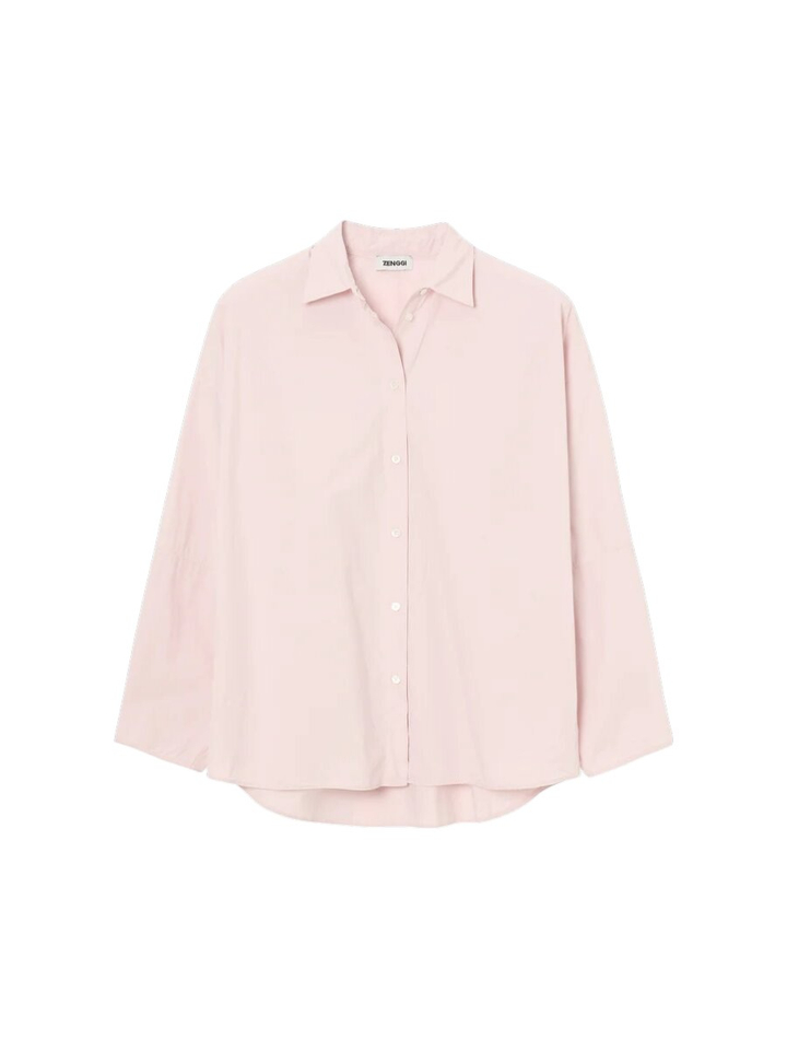 Roze blouse met knoopsluiting Zenggi 