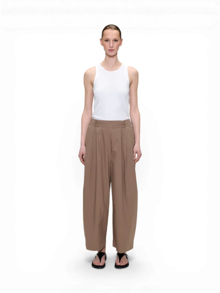 Bruine geklede broek Zenggi 