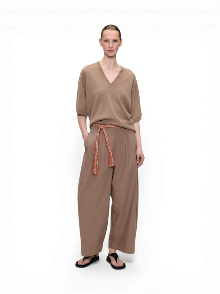 Bruine geklede broek Zenggi 
