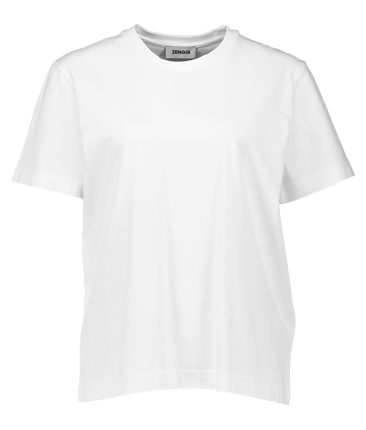 Witte T-shirt Zenggi 