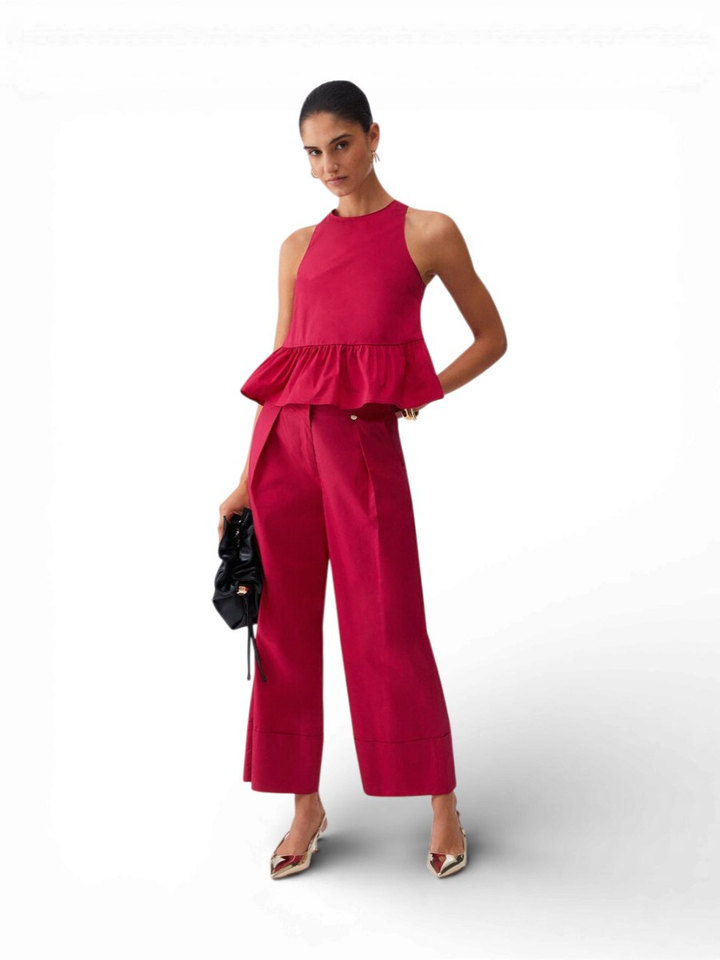 Roze wijde broek Liu Jo 