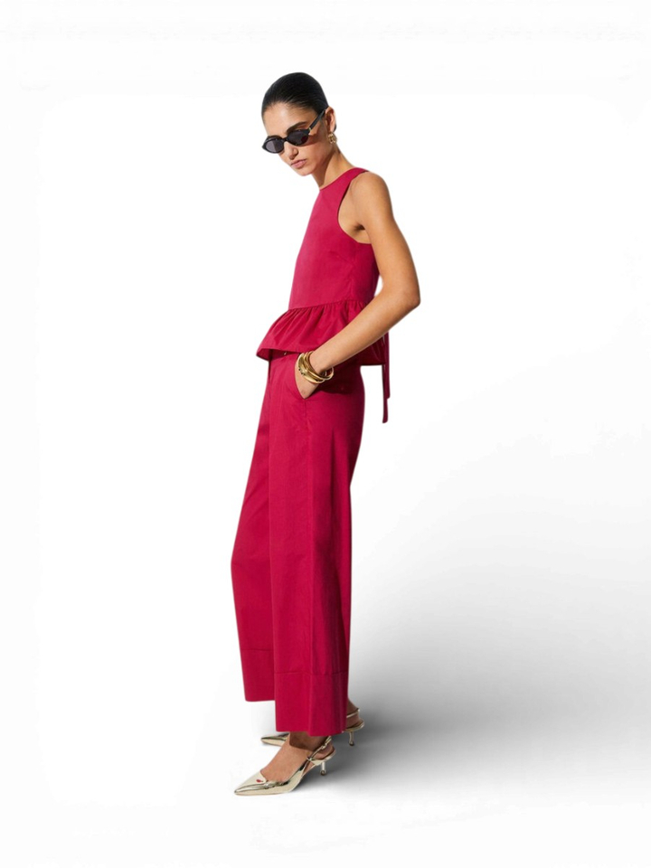 Roze wijde broek Liu Jo 