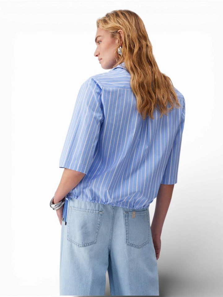 Blauwe bloes met witte strepen Liu Jo 