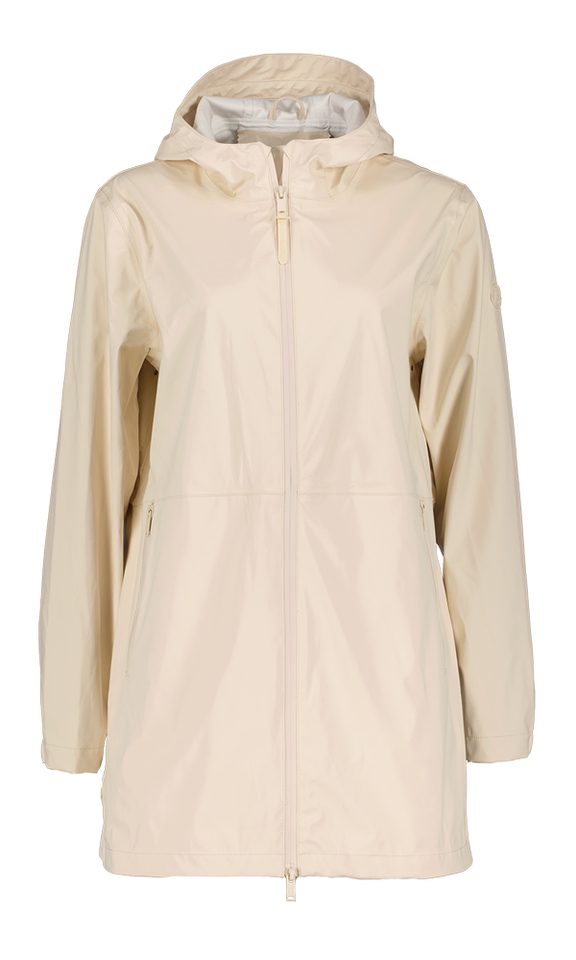 Ecrtu halflange water en winddichte regenjas Brouillard Tanta 