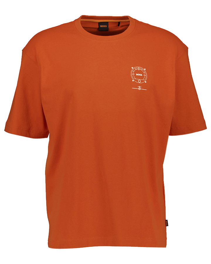 Oranjekatoenen t-shirt Hugo Boss