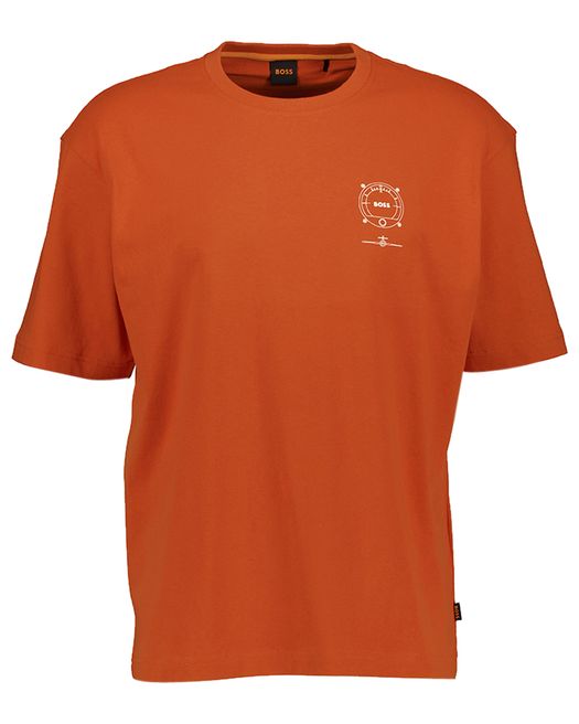 Oranjekatoenen t-shirt Hugo Boss