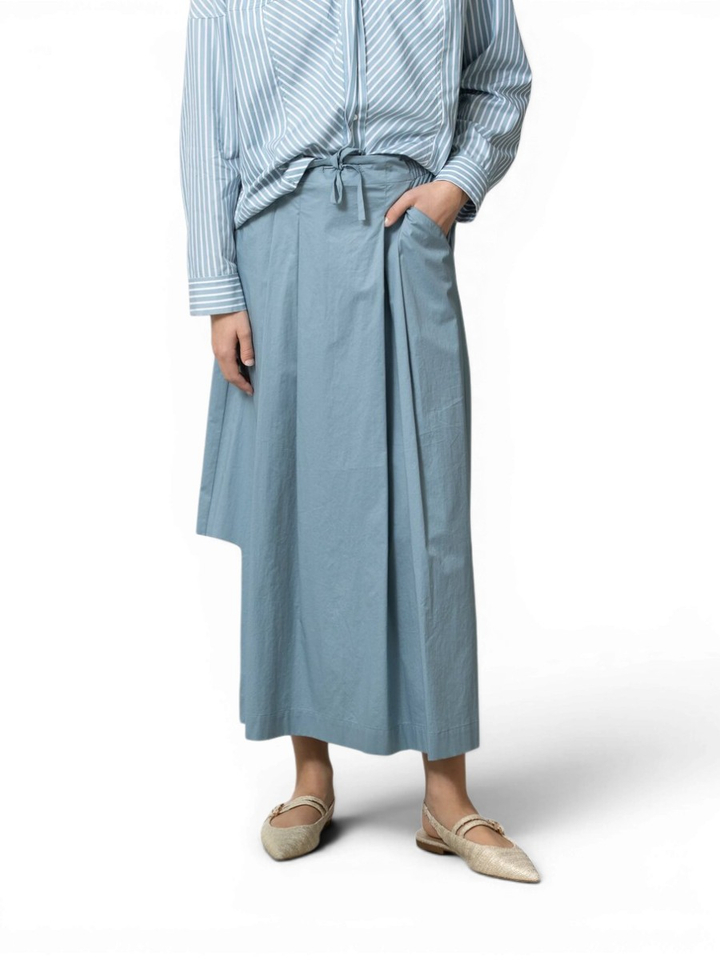 Blauwe katoenen rok Gigue