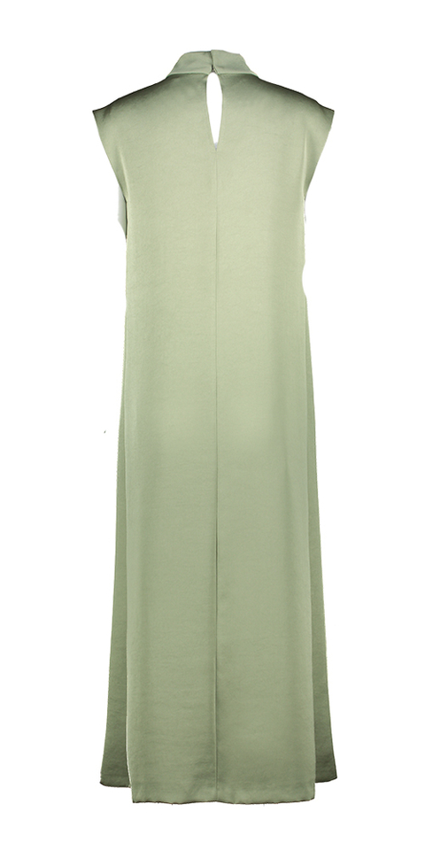 Groene glanzende jurk Kekoura Gigue