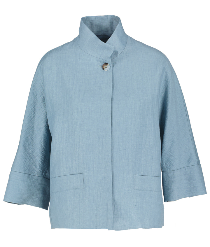 Blauwe blazer met knoopsluiting Wampa Gigue 