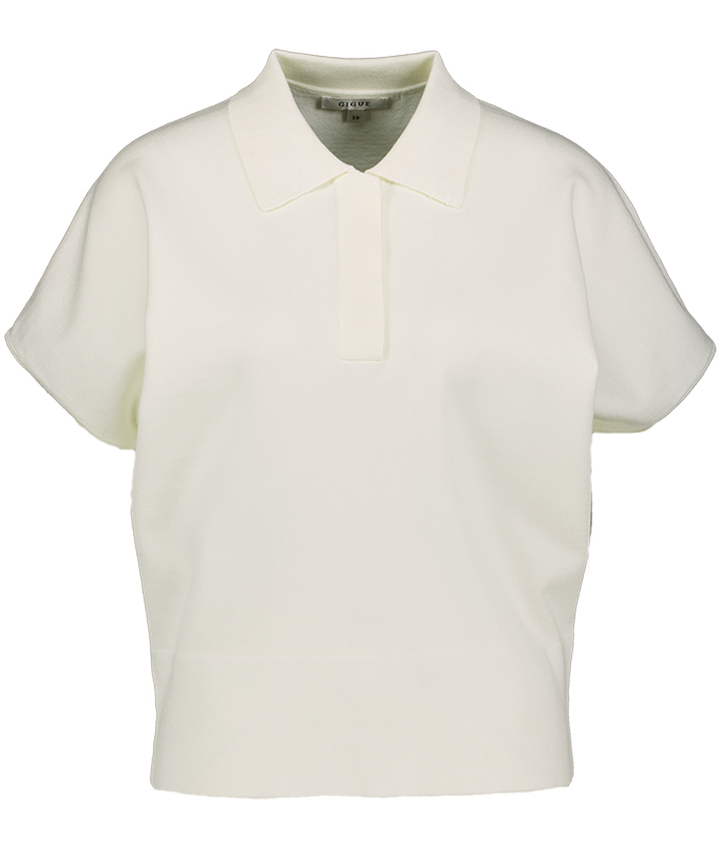 Ecru polo trui Lemon Gigue