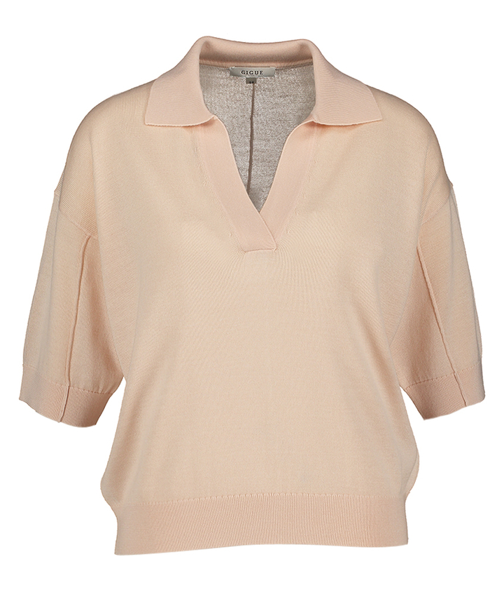 Roze polo trui Lion Gigue